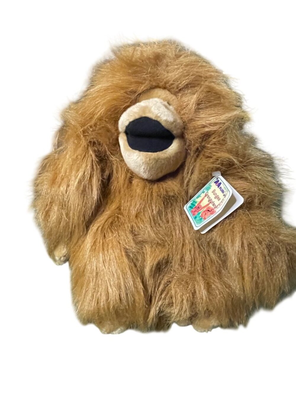 Vintage A&A Plush Bungee Orangutan Stuffed Animal Toy With Faux Fur Design
